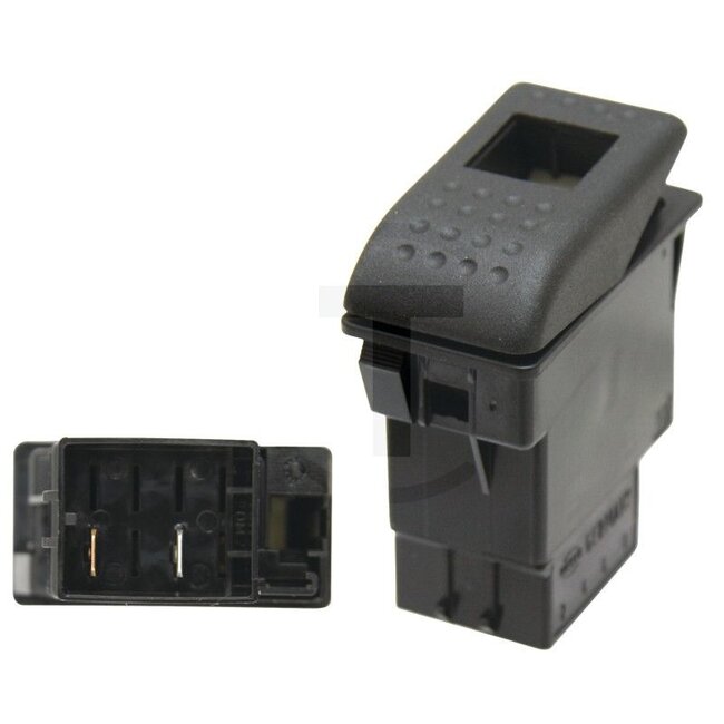 HELLA Rastschalter Ein / Aus - 4556EH 007832011, 6EH007832011 | Ausführung: Einstufig, I - O, mit einem Schaltkreis , mit Auffindbeleuchtung (ohne Glühlampe), 2 Flachsteckanschlüsse, Kippbetätigung