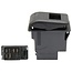 HELLA Latching switch 3 switch positions - 4556RH 007832461, 6RH007832461, 6RH 007 832-461, 50423353 | Version: Single-stage, II + I - O, With two circuits, With location light (without bulb), 7 blade terminals, rocker operation | Connection: 7 | To operate: Ki