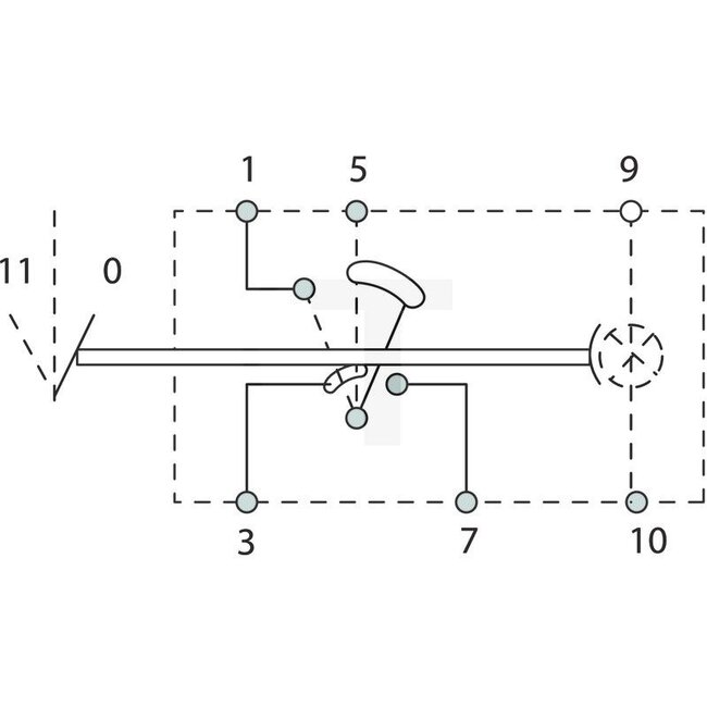 HELLA Interrupteur à bascule - 4556RH 004570261, 6RH004570261