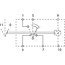 HELLA Rocker switch (combination switch) detent - 4556RH 004570261, 6RH004570261 | Version: Dimensioned for display illumination, Without active state illumination, 4 blade terminal connections 6,3 mm, 3 switch positions: 0 = off, 1 and 2 = on, Power rating: 16