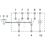 HELLA Tuimelschakelaar betastend tweetraps, 2 circuits, 8 polen 6,3 mm | 6GM007832251