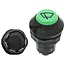 GRANIT Push button switch windshield wiper 12 / 24 V, green, 5 blade terminals | 2663335, 11180010XX