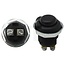 GRANIT Push button switch Universal - 50770468022, 11600050XX, 180049, 302008 | Version: Black thermosetting plastic, silver contacts, make contact, normally off, screw connection M5, power rating: 12 V - 16 A, 24 V - 10 A, mounting opening Ø 22.5 mm / 5 mm