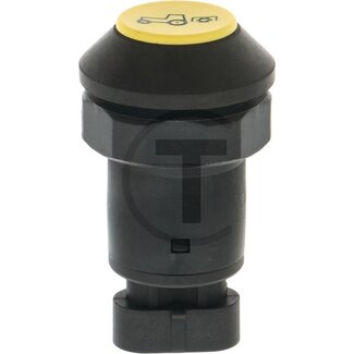GRANIT Drukknopschakelaar aftakas 16 V, geel, 3-polig, Ø 39 mm, M30 x 1