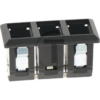 GRANIT Lichtleiste 3 Felder, 12 V, Glühlampe BA7, Blechstärke 2,5 - 4,5 mm