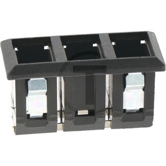 GRANIT Lichtlijst 3 velden, 12 V, gloeilamp BA7, plaatdikte 2,5 - 4,5 mm