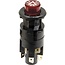 HELLA Push button switch Hazard warning lights - 4556HF 001579011, 6HF001579011 | Version: Push button operation, Only in conjunction with indicator/hazard warning light, Except vehicles with brake/indicator changeover, Red button with warning symbol, Black gra