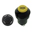 GRANIT Push button switch Side marker and tail light - 50770490173, 11130100XX | Version: 12/24 V, Yellow button, with lock, Ø 30 mm, 4 blade terminals 6.3 x 0.8 (31- S1- S- +), Dustproof and splashproof, With glass socket bulb 12 V / 1.2 W