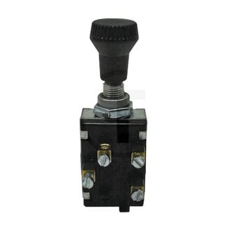 Trekschakelaar lichtschakelfunctie 0-1 - 2, 12 / 24 V, Ø 10,5 mm