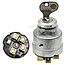 BOSCH Start switch With 2 keys - 2500342315001, 0502679, 342315001, 0342315001, 00022678, 50152310, 14467110, 0009730201 | Version: 12 V/24 V, safety lock, key can only be removed in the off position., Locking no. E30, Blade terminals, power rating 13 A 24 V co