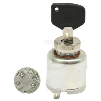 Cobo Anlassschalter mit 2 Schlüsseln abgedeckt 12 V, 20 A / 50 A, Ø 40 mm