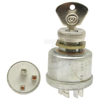 Cobo Starter switch with key 12 V, 25 A / 35 A, blade terminal, Ø 40 mm