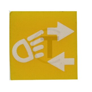 GRANIT Symbol Arbeitsscheinwerfer / Fernfeld-Ausleuchtung gelb