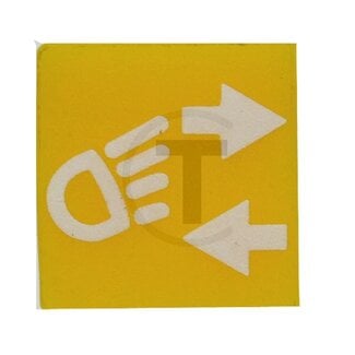GRANIT Symbool werklampen / verstralers geel
