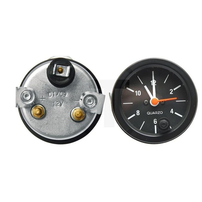 GRANIT Uhr schwarzer Ring 12 V Ø 52 mm - 60799081, 3713364M1 | Ausführung: verchromter Ring 12 V Ø 52 mm