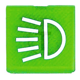 HELLA Schakelaarinzet met symbool licht, groen