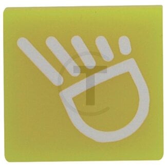 GRANIT Symbool werklamp achter geel