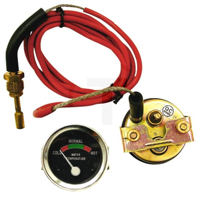 GRANIT Temperature display Mechanical, for water cooling - 60715004, 881396M91, 50910, 050910, 180272M91 | Version: Mechanical, for water cooling, 1800 mm cable with sensor M16 x 1.5, Dimensions: Ø 52 mm, 12 V, temperature range: 40 - 120°C | To fit: Types: | Da