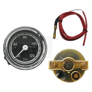 GRANIT Temperatuurmeter mechanisch waterkoeling Ø 60 mm, 12 V, 40 - 120 °C
