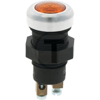 GRANIT Controlelamp oranje met schroefaansluiting, 12 / 24 V 2WK / T2W