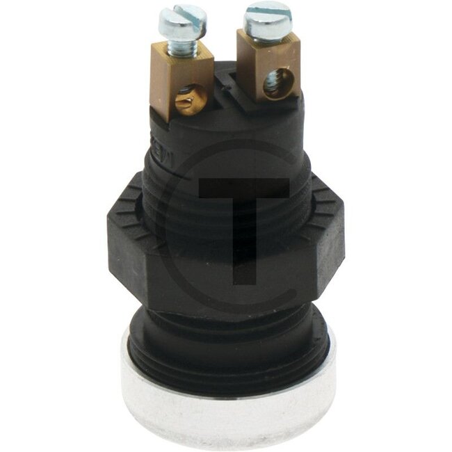 GRANIT Indicator light Yellow - 50785780331 | Version: With screw connection, Bulbs: 12 / 24V 2WK / T2W (without bulb) | Bulb: 12 / 24V2WK / T2W | Material: Plastic | Housing: Housing with aluminium cover | Voltage: 12 / 24 V | Supplementary set: With screw conn