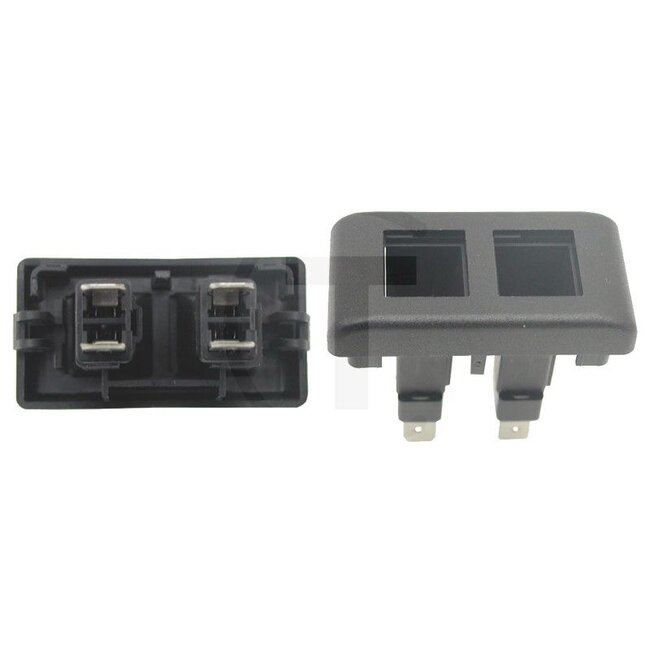 HELLA Anzeigeleuchte mit 12 V-Glühlampe - 4552AA 713628021, 2AA713628021 | Anschluss: Flachstecker | Einbau-Ø: 49,4 mm | Nennspannung: 12 V | Anzahl Pole: 2 | Lichtfunktion: mit Innenraumlicht | Zusatzinformationen: • Anzahl der Lichtfunktionen: 1 | für Wandstä