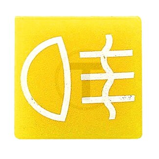 HELLA Symbool schakelaar mistachterlicht geel