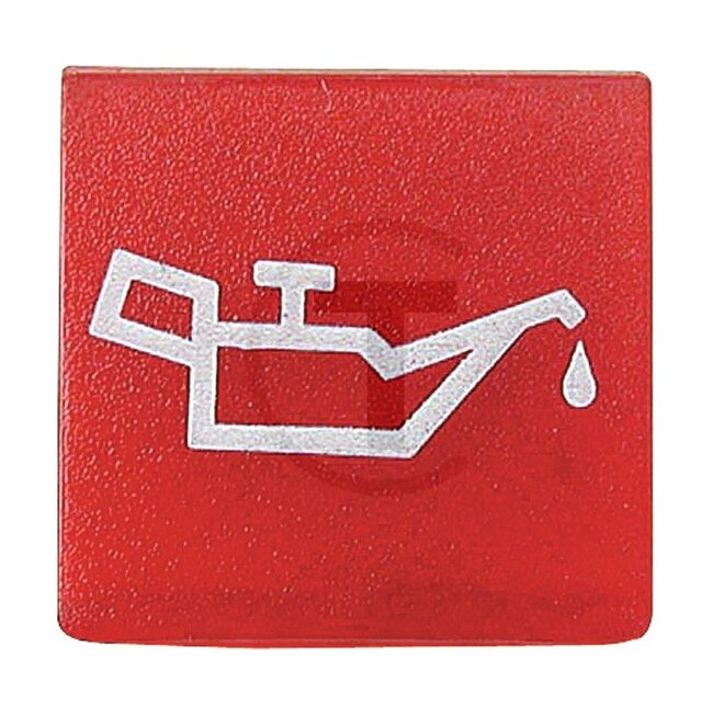 HELLA Symbol Schmierung - 4559XT 714300181, 9XT714300181 | Farbton: rot | passend für: HELLA Schalter Serien 4570 und 7832 | Symbol: Schmierung