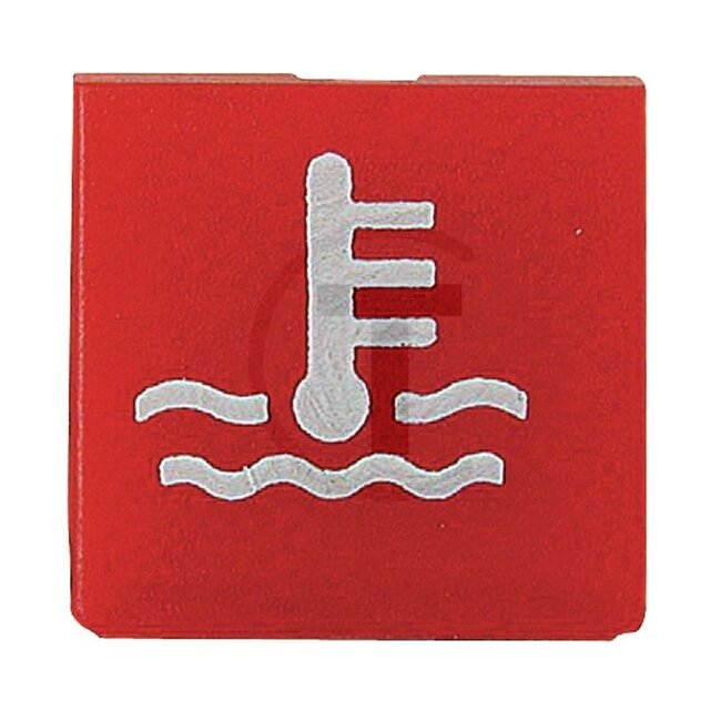 HELLA Symbool Temperatuur - 4559XT 714300191, 9XT714300191 | Kleur: rot | Passend voor: HELLA Schalter Serien 4570 und 7832 | Symbool: Temperatur
