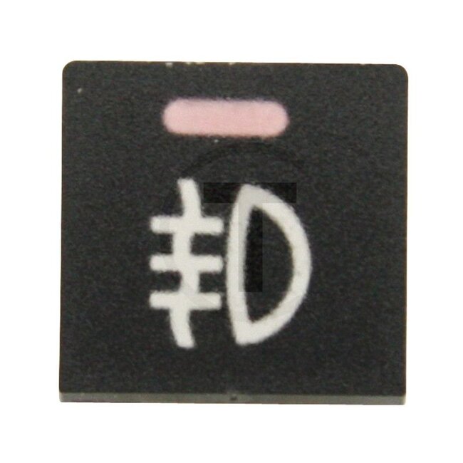 GRANIT Symbol Nebelschlusslicht - 50711015 | Ausführung: schwarz / weiß, Nebelschlussleuchte