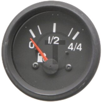 GRANIT Brandstofmeter 10 - 180 ohm, meetbereik 0 - 4/4, zwart