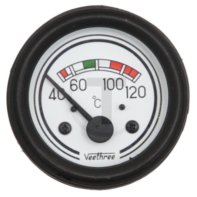 GRANIT Temperatuurweergave B = accu +, T = temperatuursensor, aardesymbool = aarde - 60799072, 270865 | Uitvoering: B = accu +, T = temperatuursensor, aardesymbool = aarde | Kleur: zwart | Weergave-meetbereik: 40°C - 120°C | Inbouw-Ø: 52 mm | Weerstand: circa 28