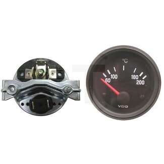 GRANIT Temperaturanzeige luftgekühlte Motoren 12 V, Ø 52 mm, 30 - 39 ohm