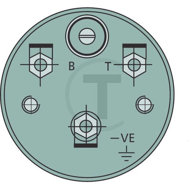 GRANIT Pressure gauge For oil pressure - 60799022, 120927 | Version: Installation Ø 52 mm, Measuring range: 0 - 5 bar, Resistor: 10 - 180 ohm, Black ring | Ø: 52 mm | Display range: 0 - 5 bar | Colour/ring: Black | Resistance in measuring range at 0-7 bar approx
