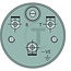GRANIT Manometers voor oliedruk - 60799022, 120927 | Uitvoering: Inbouw-Ø: 52 mm, Meetbereik: 0 - 5 bar, Weerstand: 10 - 180 ohm, Zwarte ring | Ø: 52 mm | Weergave-meetbereik: 0 - 5 bar | Kleur van de ring: zwart | Weerstand in meetbereik bij 0-7 bar ca.: 10 - 1