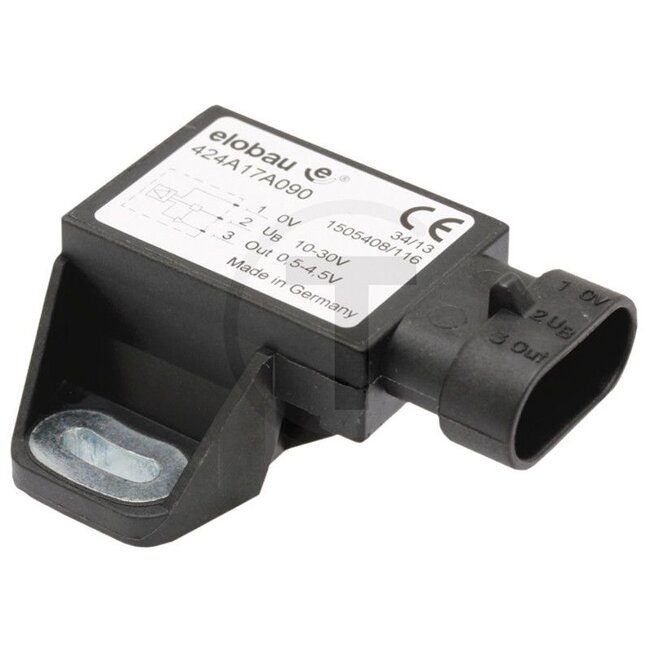 GRANIT Angle sensor Angle measuring range: 90° - 507424A17A090, 424A17A090 | Version: Angle measuring range: 90° Resolution: 0.1° Operating voltage: 10 V DC to 30 V DC Output signal: 0.5 V to 4.5 V Power consumption: 12 V -&gt; 10 mA Load resistance: &gt; 20 kΩ