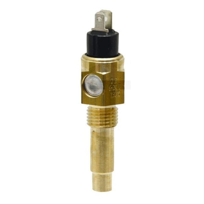 VDO Coolant temperature sensor 6 - 24 V - 60760132, X830030085000, X830030067000, 323-803-001-013D | Version: Temperature measuring range: +40°C to +120°C, Thread: M14 x 1.5, Resistance values: 287.4 - 22.7 ohm, Outlet: 1-pin via earth, Warning contact: 106°C