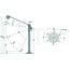 Cobo Tankvlotter lengte 381 mm, Ø gatenpatroon 60,3 mm | 1029277
