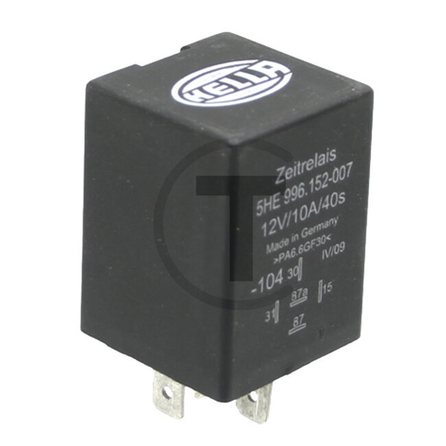 GRANIT Zeitrelais 40 sec. Verzögerung, 5-polig, 6,3 mm Flachsteckanschluss - 1-40-758-104, 1-40-258-001, 1-40-258-160