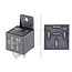 HELLA Relais N/O-contact 12 V, 5-polig, met houder, met blusdiode | 11322