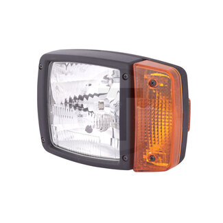 HELLA Koplamp links 12 V, H3, H7, met knipperlicht, 212 x 165 x 101 mm