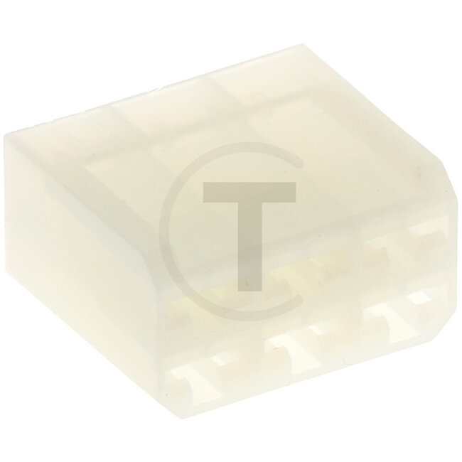 GRANIT Plug housing 6-pin blade receptacles, insertion width 6,3 mm | 8JD008151-051