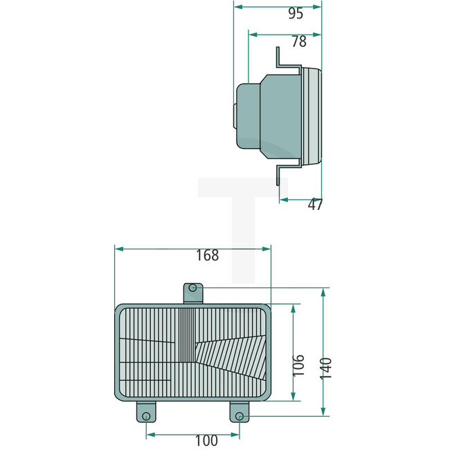 GRANIT Hauptscheinwerfereinsatz links und rechts H4, 12 V 55 W, Fernlicht, Abblendlicht | RE.27011.10