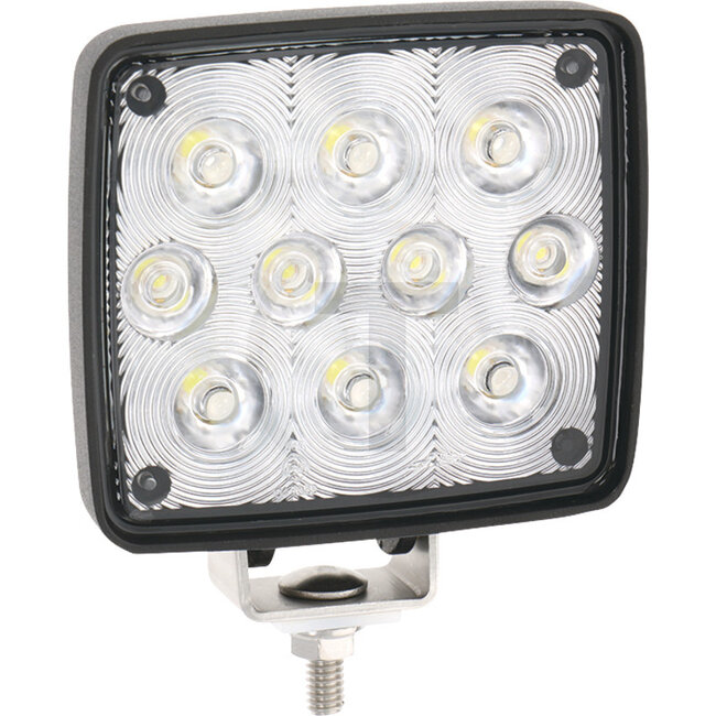 GRANIT Arbeitsscheinwerfer LED - 70799153 | Nennspannung: 12 / 24 V | Form: eckig | Abmessungen B x H x T: 110 x 100 x 45 mm | Lichtfunktion: Nahfeld-Ausleuchtung | Lichtstrom effektiv: ≈ 1240 lm | Anschluss: Super-SEAL-Stecker | Leuchtmittel: LED | Material: Ge