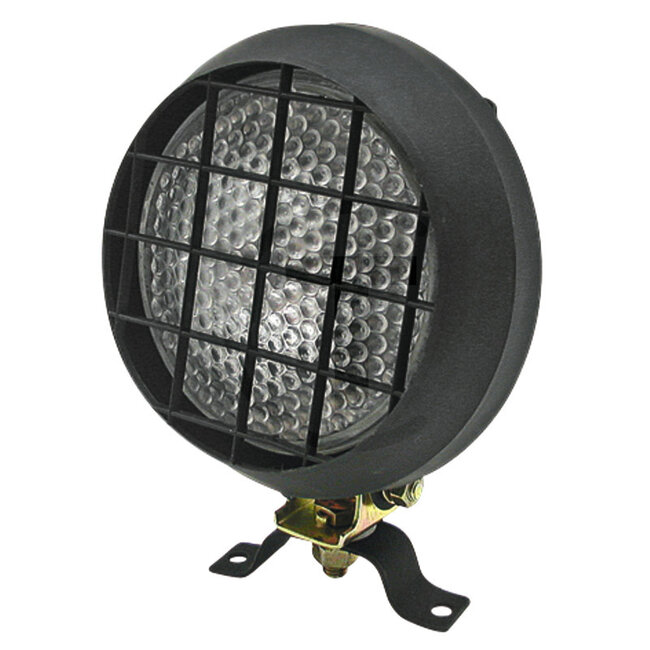 GRANIT Werklamp - 70799009 | Lamp: 12V55W / H3 | Inclusief lamp: - | Montagewijze: staand, met draaibare beugel | Vorm: rund | Materiaal: Huis: kunststof; rooster: kunststof | Extra informatie: met handgreep en schakelaar | Glas: Ø 130 mm