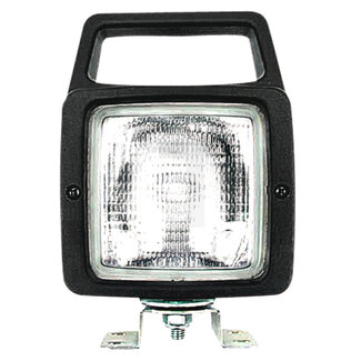 GRANIT Werklamp H3 55 W, breedstraler, hoekig, glas 80 mm, 12 V