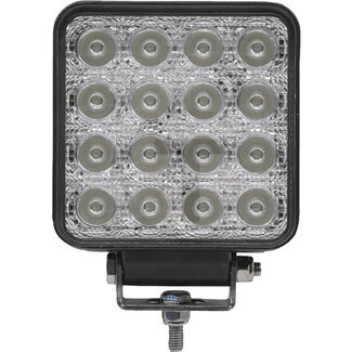 ASPÖCK Arbeitsscheinwerfer LED - Form: eckig, Abmessungen B x H x T: 110 x 110 x 69 mm