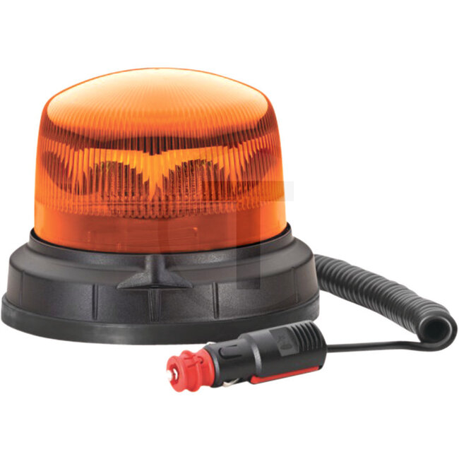 HELLA LED Rundumleuchte LED | Magnetbefestigung - 4550011277, 11277 | Nennspannung: 12 / 24 V | Leuchtmittel enthalten: ja | Lichtfunktion: blitzend | Gesamthöhe: 130 mm | Anschluss: Spiralkabel | Schutzart: IP 67, IP X9K | Farbe: gelb | Außen-Ø: 165 mm | Leuch