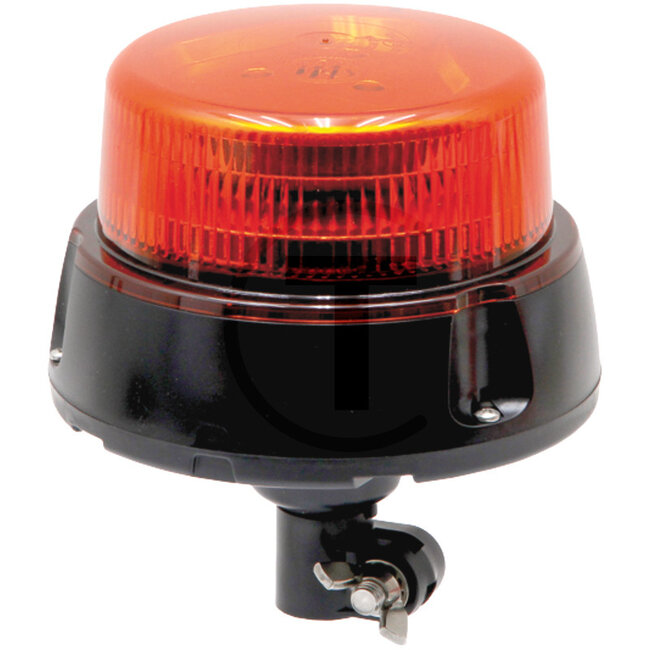 GRANIT LED rotating beacon 12/24V | Socket pipe - 70799262, 866.5 | Nominal voltage: 12 / 24 V | Bulbs included: Yes | Light function: Flashing | Diameter: 162 mm | Total height: 112 mm | Protection class: IP66 / IP68 | Colour: Yellow | Connection: Socket pipe |