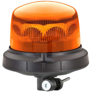 HELLA Zwaailamp Rota LED Compact oranje 12 / 24 V, Ø 165 mm, opsteekpen